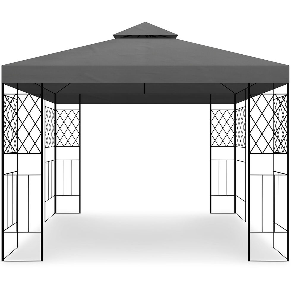 Miniaturbild: Pavillon WASSERDICHT Tahiti Festzelt Pavillion 3x3m Metall inkl. Dach