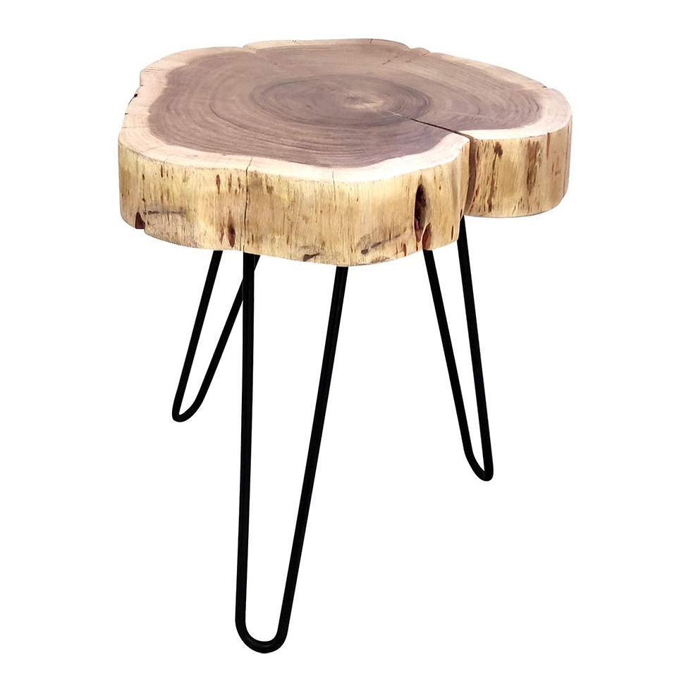 Miniaturbild: 2er-Set Beistelltisch Couchtisch Dickes Massivholz rustikal Tischset Tische