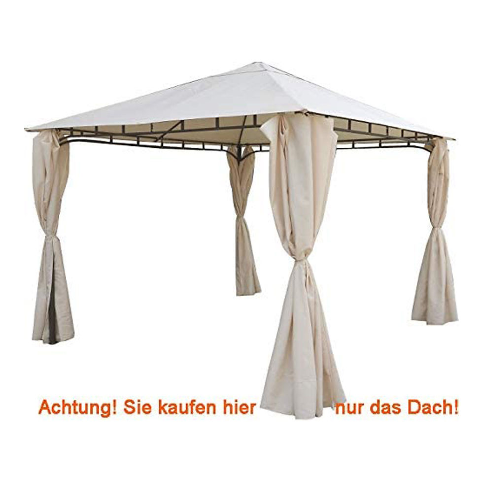 Miniaturbild: Ersatzdach 340g/m² SPITZ Dach EXTRA STARK PVC Beschichtung Pavillondach