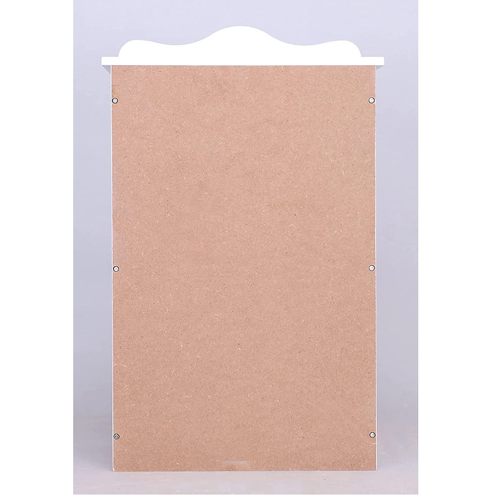 Miniaturbild: XXL Puppenschrank Kinderschrank 52 cm weiß 2 Türen Puppenschrank #833