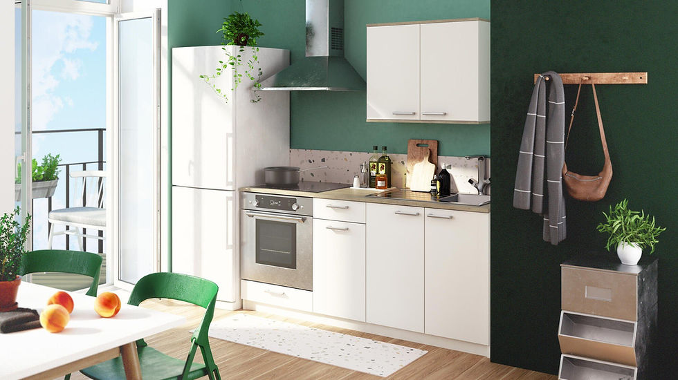 Miniaturbild: Küchenbuffet Küche Kompaktküche Küchenschrank