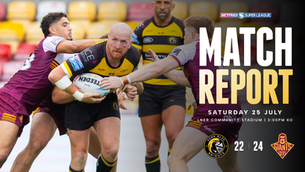 York Knights 22-24 Huddersfield Giants: Match Report