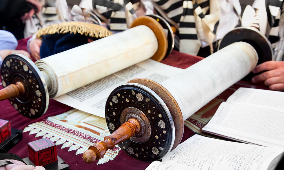 ancient Torah scroll