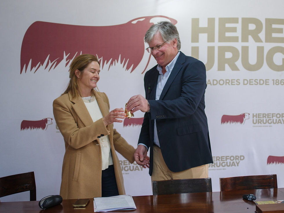 Lucía Perdomo asumió la presidencia de la Sociedad de Criadores de Hereford