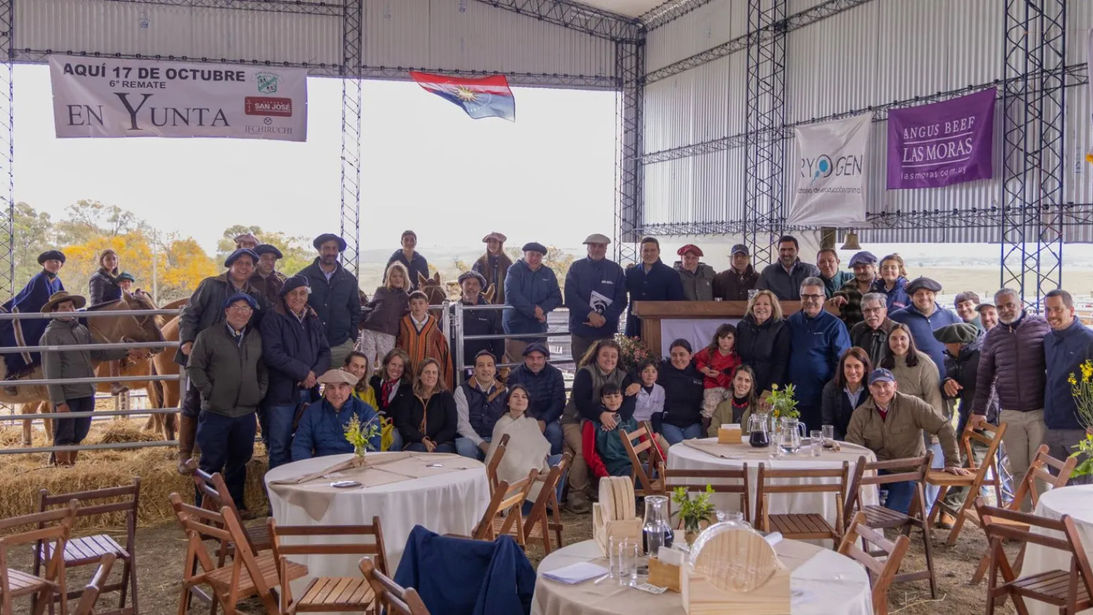 El 6º remate anual «En Yunta» colocó el 100% de la oferta Angus y Hereford