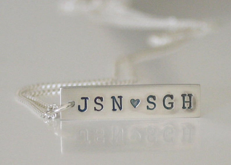 Thumbnail: Custom Dog Tag, Mens Sterling Silver Dog Tag, Womens Personalized dog tag
