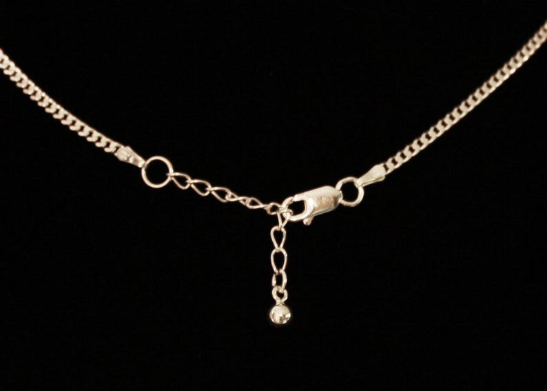 Thumbnail: Extender for Necklace Sterling Silver .925 Extension Chain for Necklace