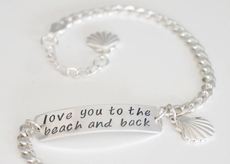 Thumbnail: Ankle Chain Beach Wedding Jewelry Wedding Gift Anklet Sterling Silver Ankle Cuff