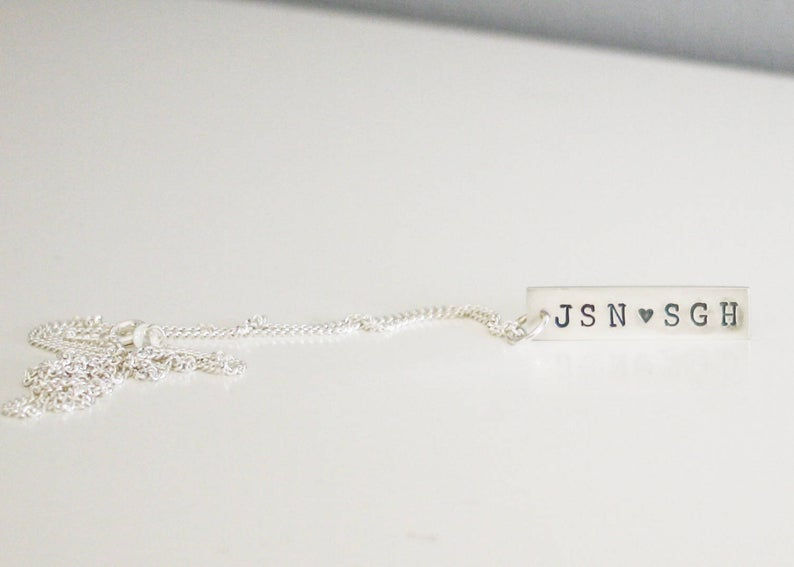 Thumbnail: Custom Dog Tag, Mens Sterling Silver Dog Tag, Womens Personalized dog tag