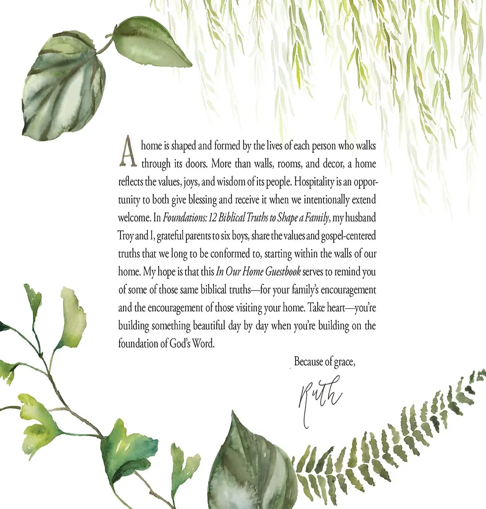 Thumbnail: In Our Home Guestbook