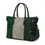 Thumbnail: Raven Faux Crocodile Embossed Duffle Bag By Mia K
