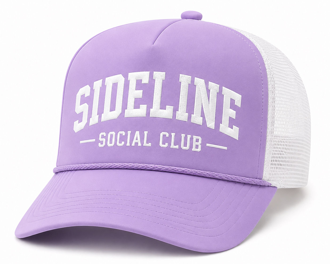 Sideline Social Club Lavender/White
