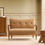 Thumbnail: Pierce & Ward Bentwood Loveseat (48")