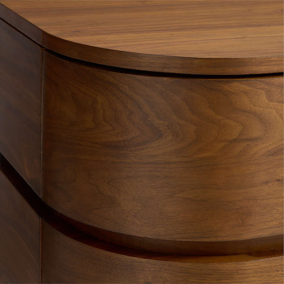 Thumbnail: Milano 62" Natural Walnut 6-Drawer Dresser