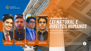 1º Webinário Nacional - Lei Natural e Direitos Humanos - FACBEL
