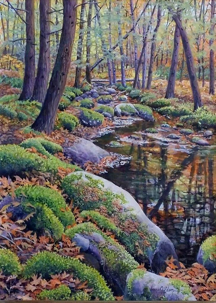Moose Horn Brook 12 x 16