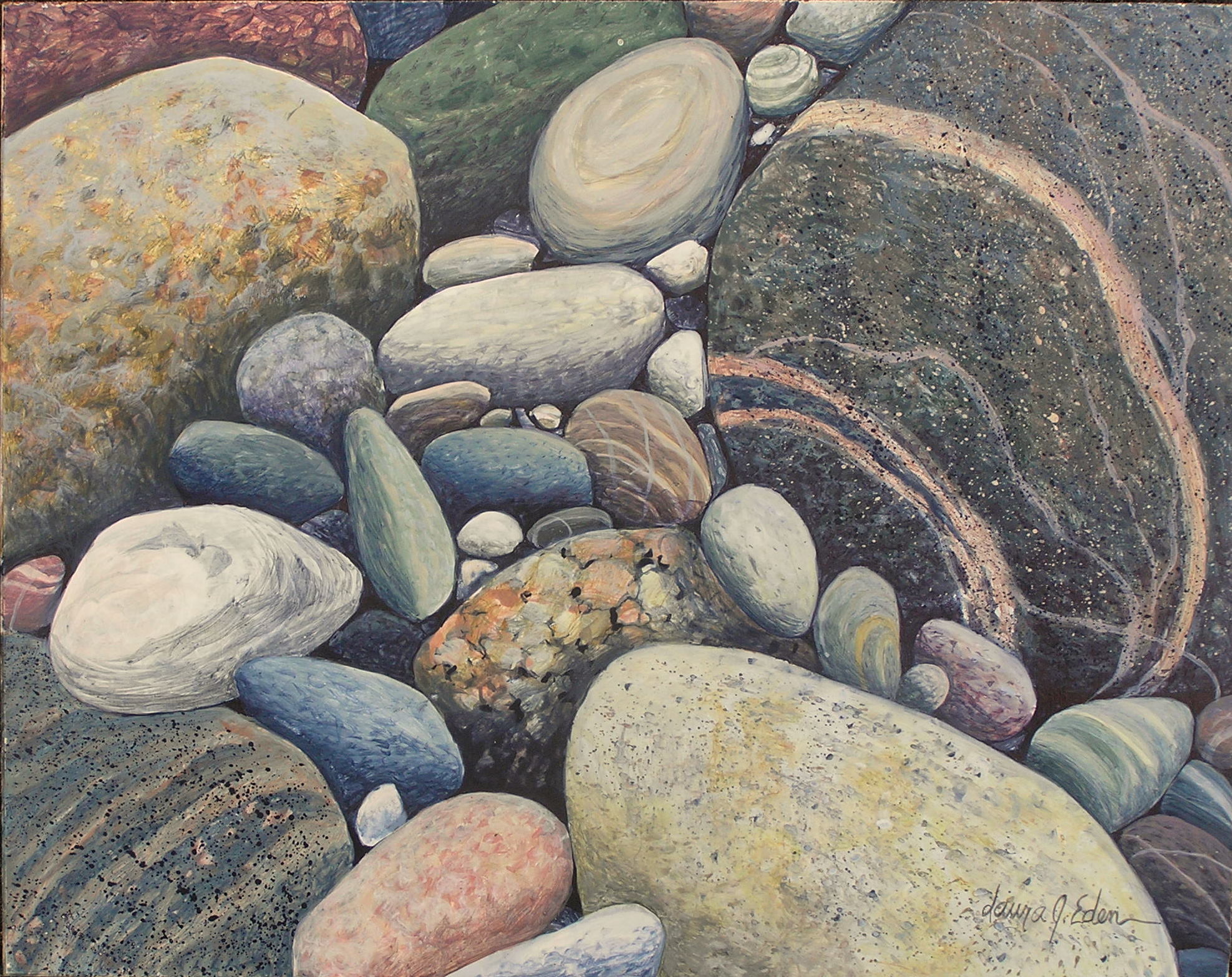 Nestled Pebbles