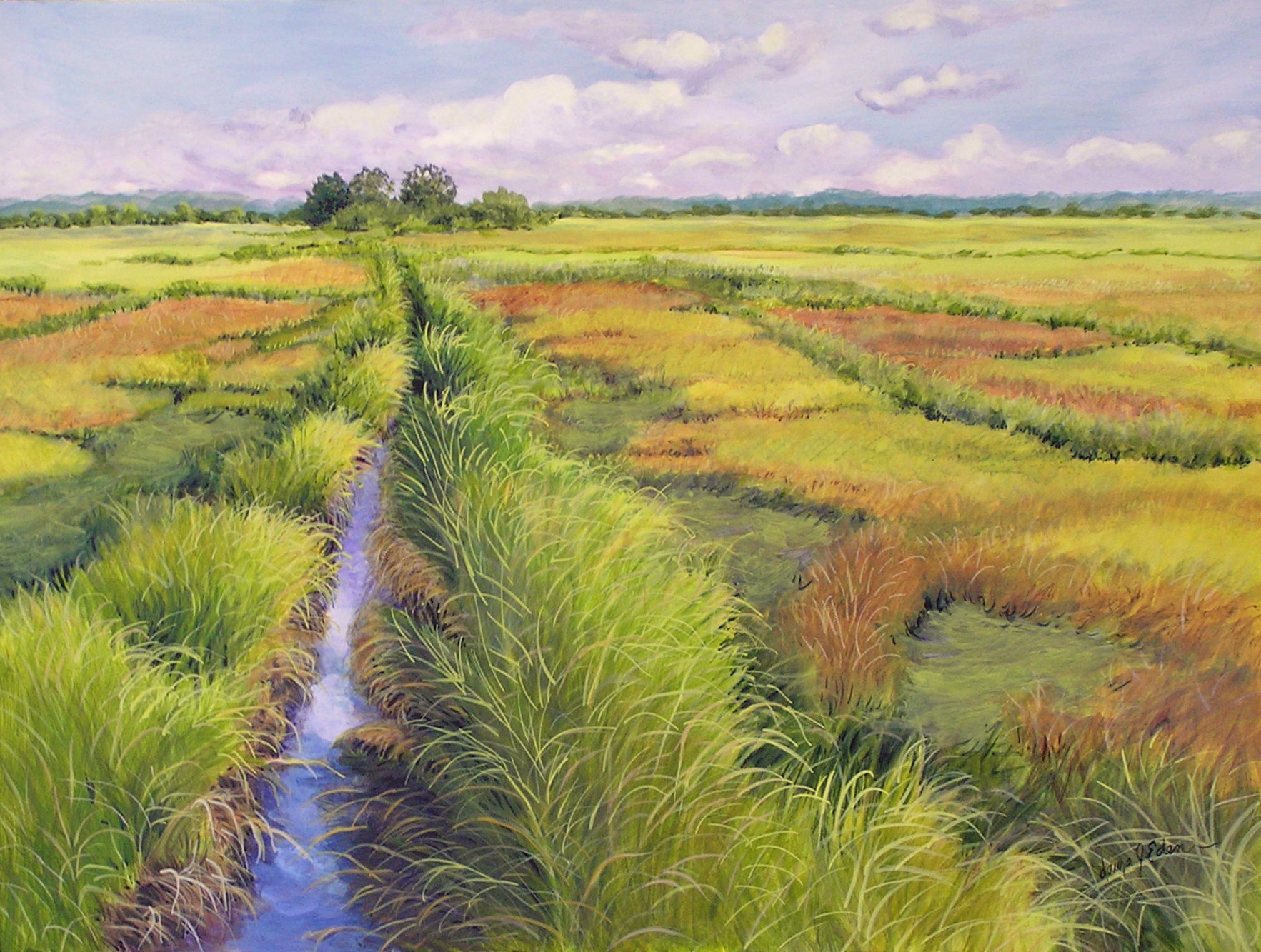 Quilted Marsh Patterns