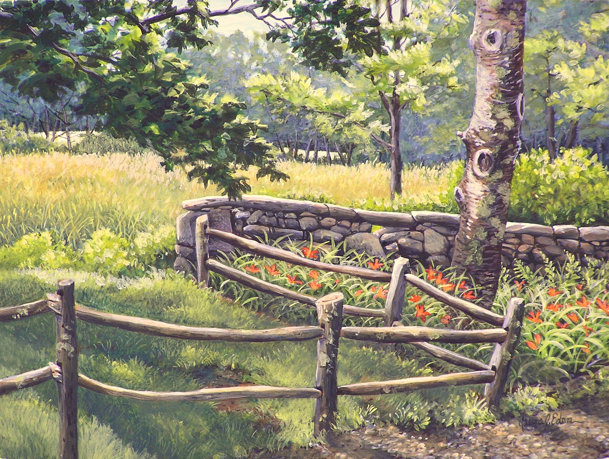The Wall Behind Hunt Hill Farm