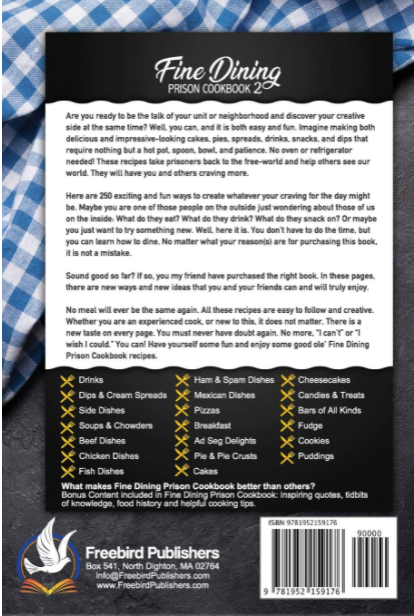 Thumbnail: Fine Dining Prison Cookbook 1 & 2 Bundle/Combo