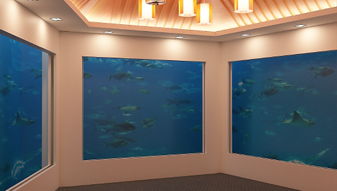 Restaurant Design_Basement Display Area.