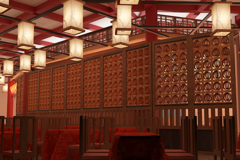 Restaurant Design_Ground Side View 2 Of