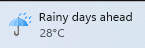 Rainy Days Ahead