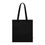 Thumbnail: Asian Black Bear Tote 6.2.2 | Black Ecovera Tote Bag With White 'V' Logo