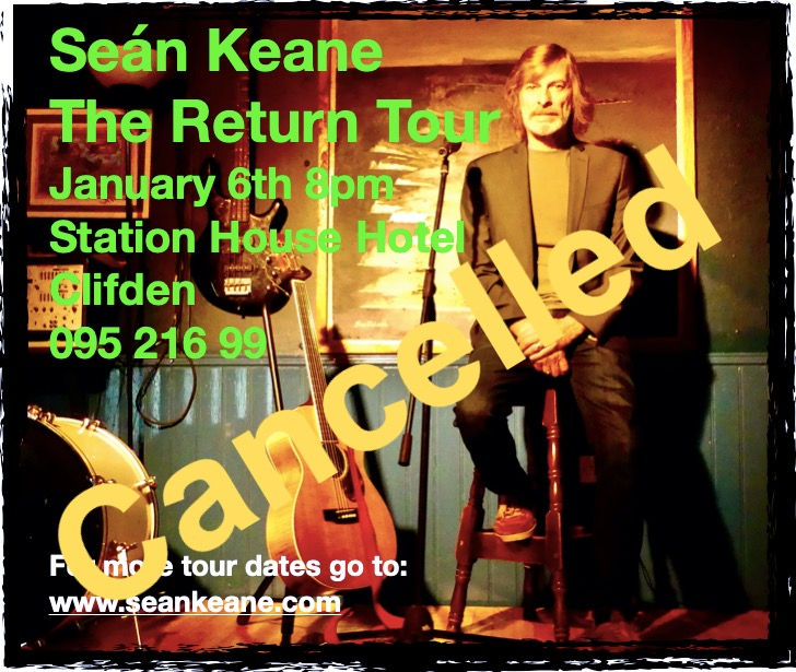 Cancelled due to covid restrictions. The Return Tour, Station House, Clifden