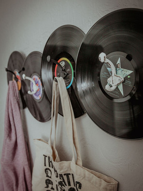 The Beatles Large Vinyl Record Hanger Decor
