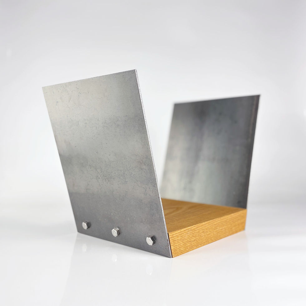 White Oak 12" Vinyl Flip Bin