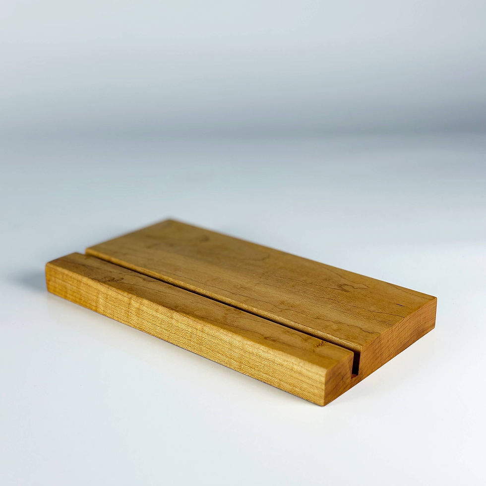 Thumbnail: Figured Maple 12" Now Playing Record Stand