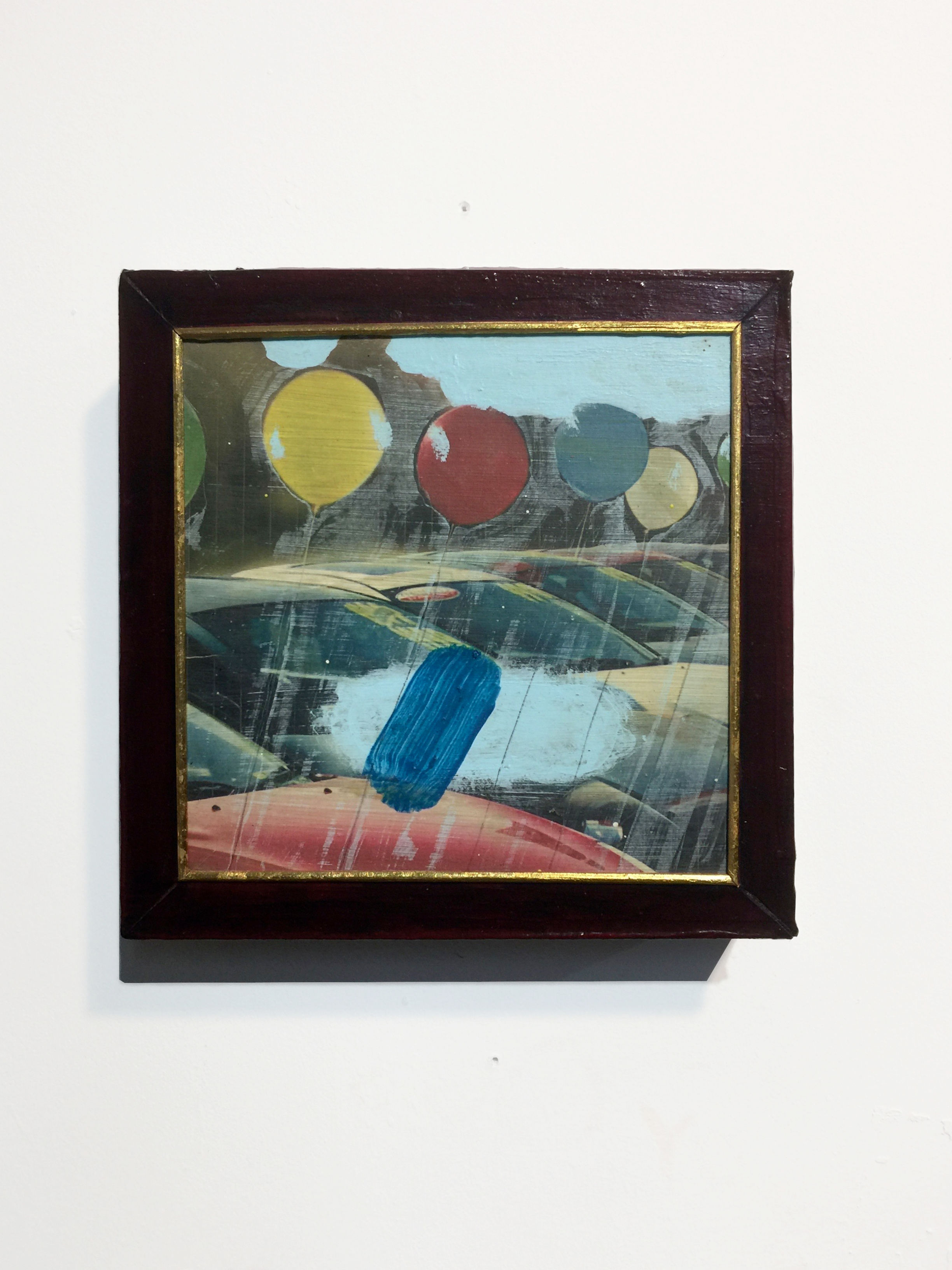 Diamond Prevention, 2013, acrylic on panel, 8 x 8 inches