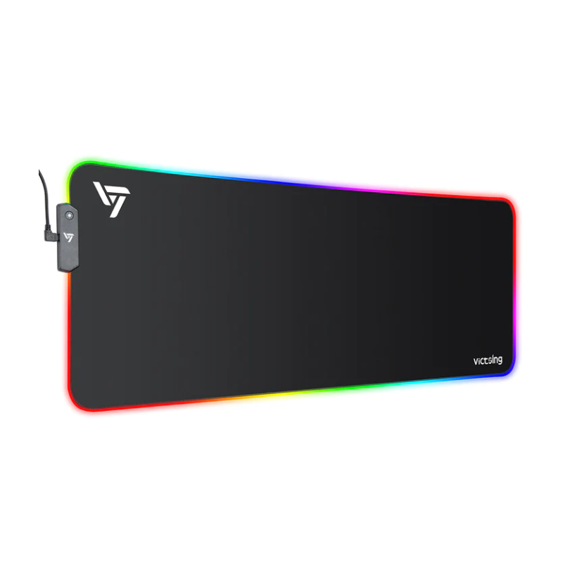 Miniatura: ALFOMBRILLA GAMING VICTSING PC313 XXL RGB, BORDES COSIDOS