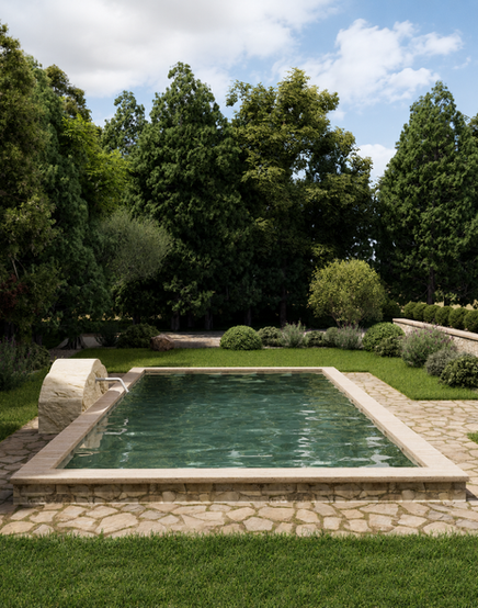 Piscine méditerranéenne