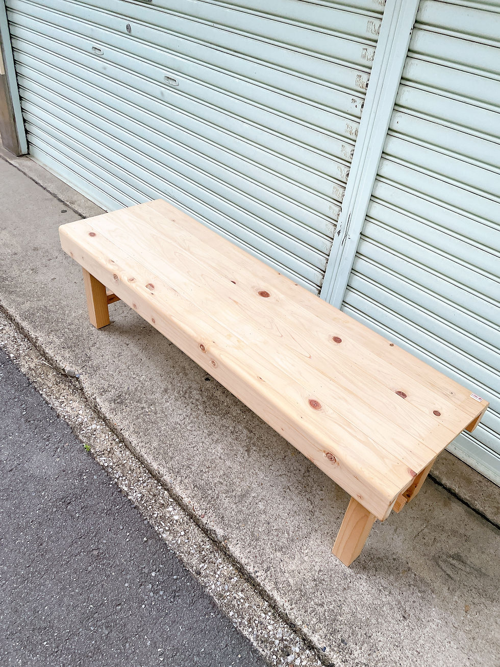 Thumbnail: 天然檜ベンチ