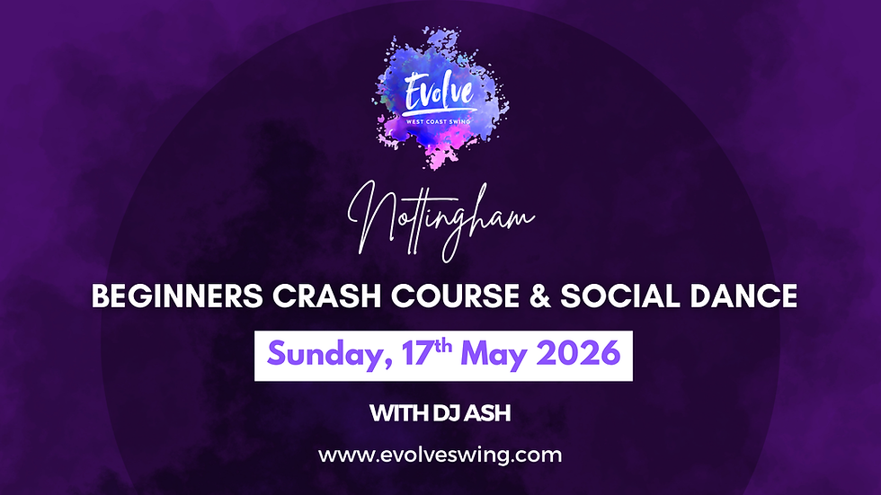 Nottingham - 17th May West Coast Swing Beginners Workshop and Social Dance