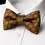 Thumbnail: Peacock Aureum  — Como Silk Pre-Tied Jacquard Bow Tie