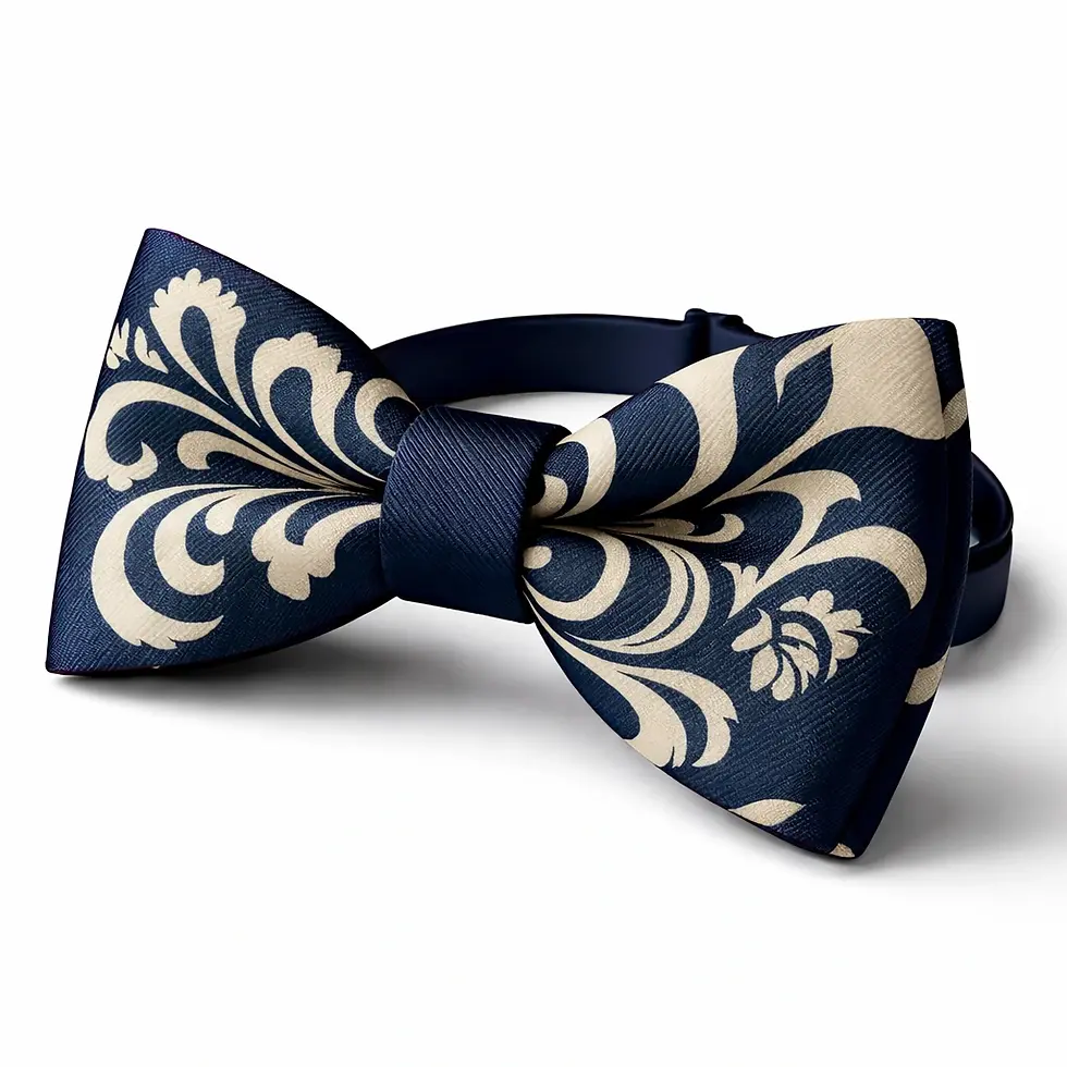 Urban Arabesque — Como Silk Jacquard Pre-Tied Bow Tie
