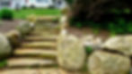 Natural Stone Steps & Boulder Wall