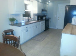 full kitchen made counter cabinets ex..