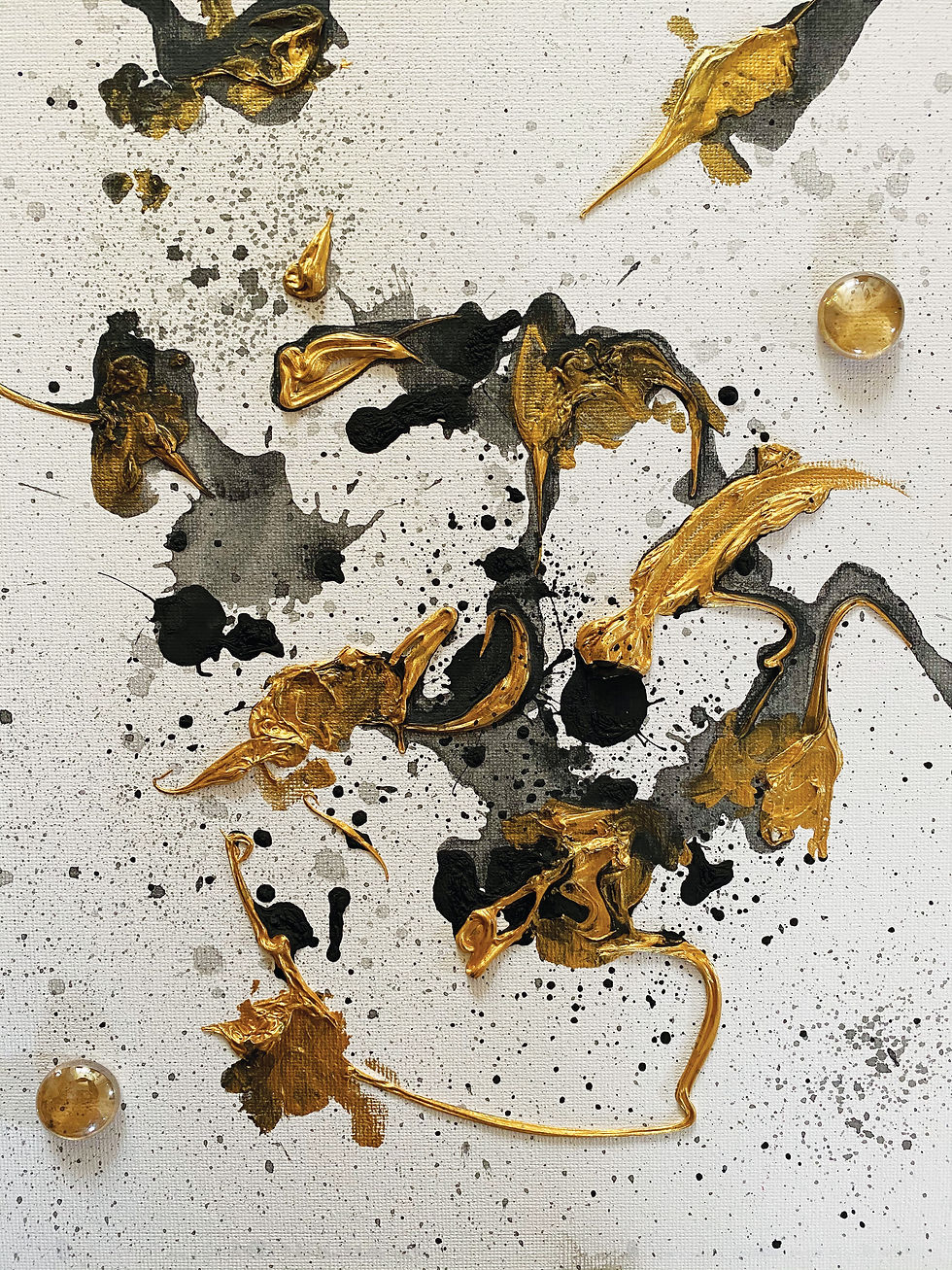 Thumbnail: A & K, Art and Kraft close up of abstract clarity painting.
