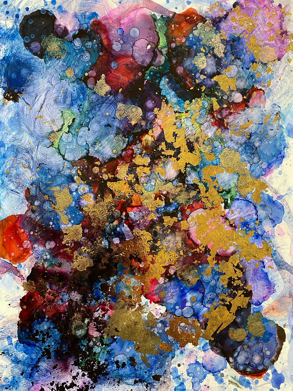 Thumbnail: A & K, Art and Kraft The Universe Abstract Painting.
