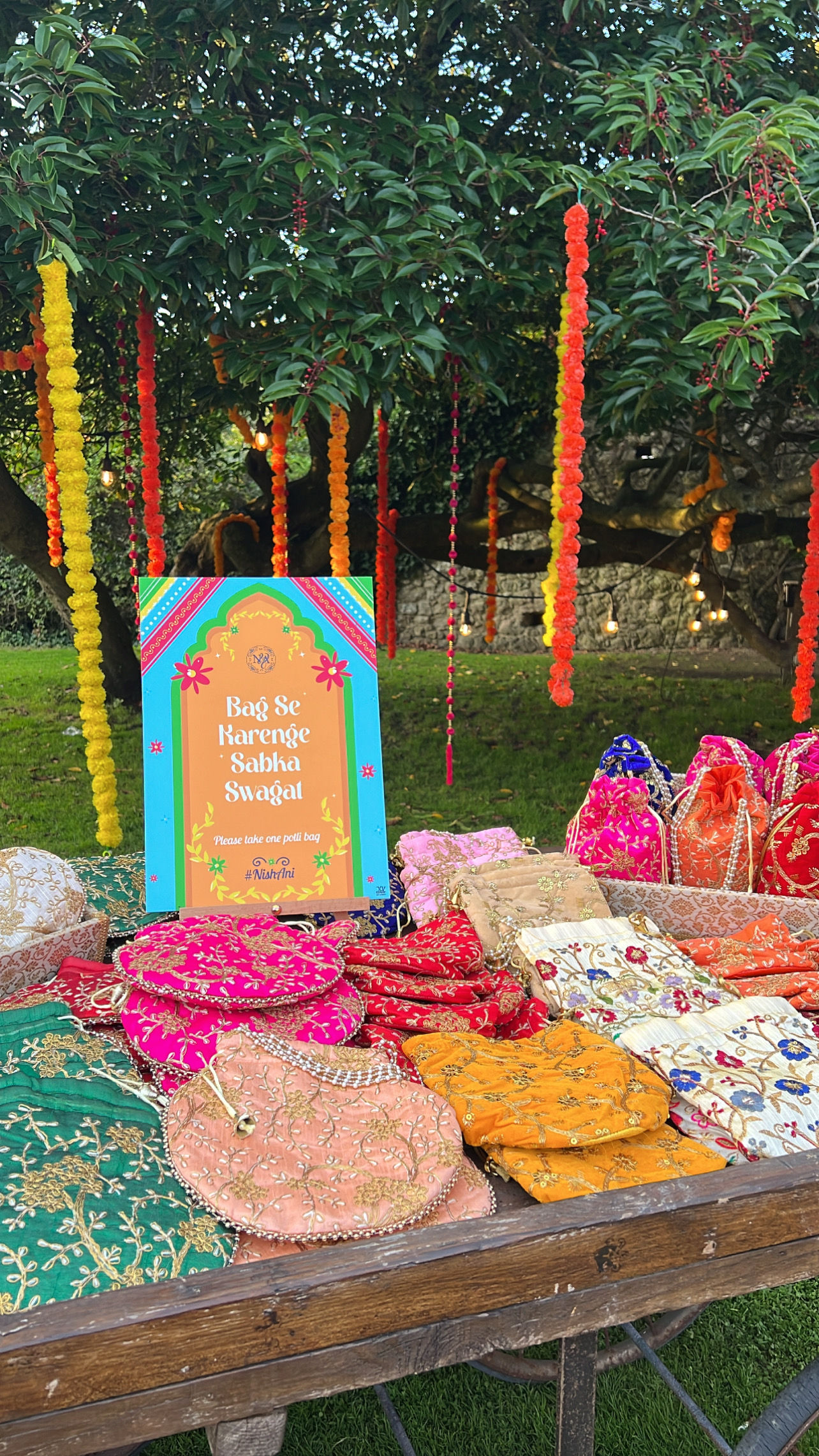 A & K, Art and Kraft Custom Bag Se Karenge Board | Personalised Event Sign