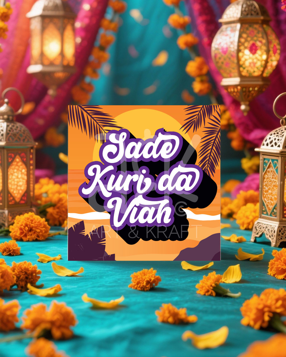 Sade Kuri da Viah greeting card
