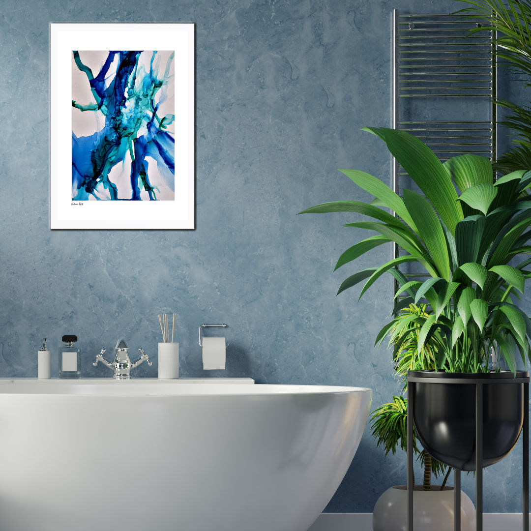 A & K, Art and Kraft Impression Abstract Painting.