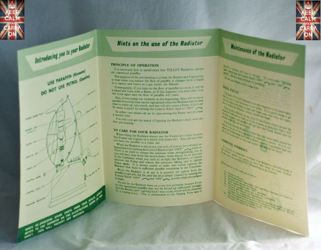 Thumbnail: TILLEY R55 HOW TO USE LEAFLET