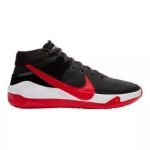 Nike Men's KD13 Basketball Shoes - Black/Black/University Red