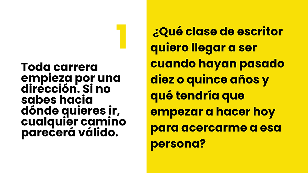 Qué clase de escritor quiero llegar a ser