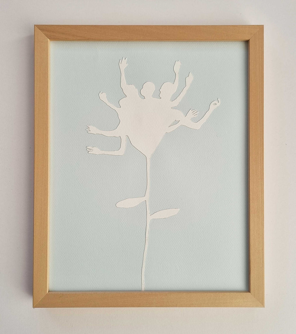 Sylvia Klein "Ist in der Heimat alles mit allem verbunden?-II", 2024